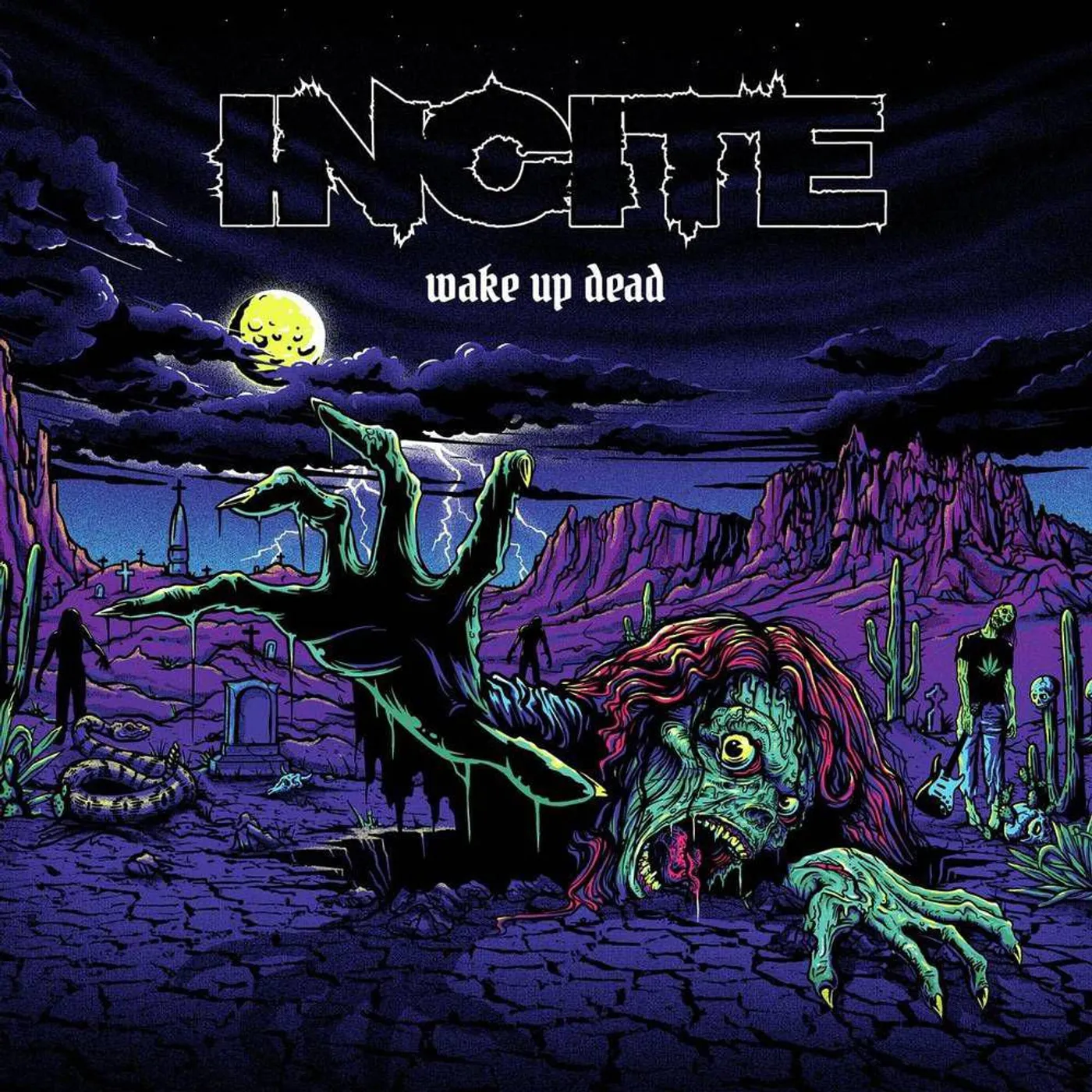 Incite Wake Up Dead (Indie Exclusive Limited Edition Purple/Black) Vinyl Record