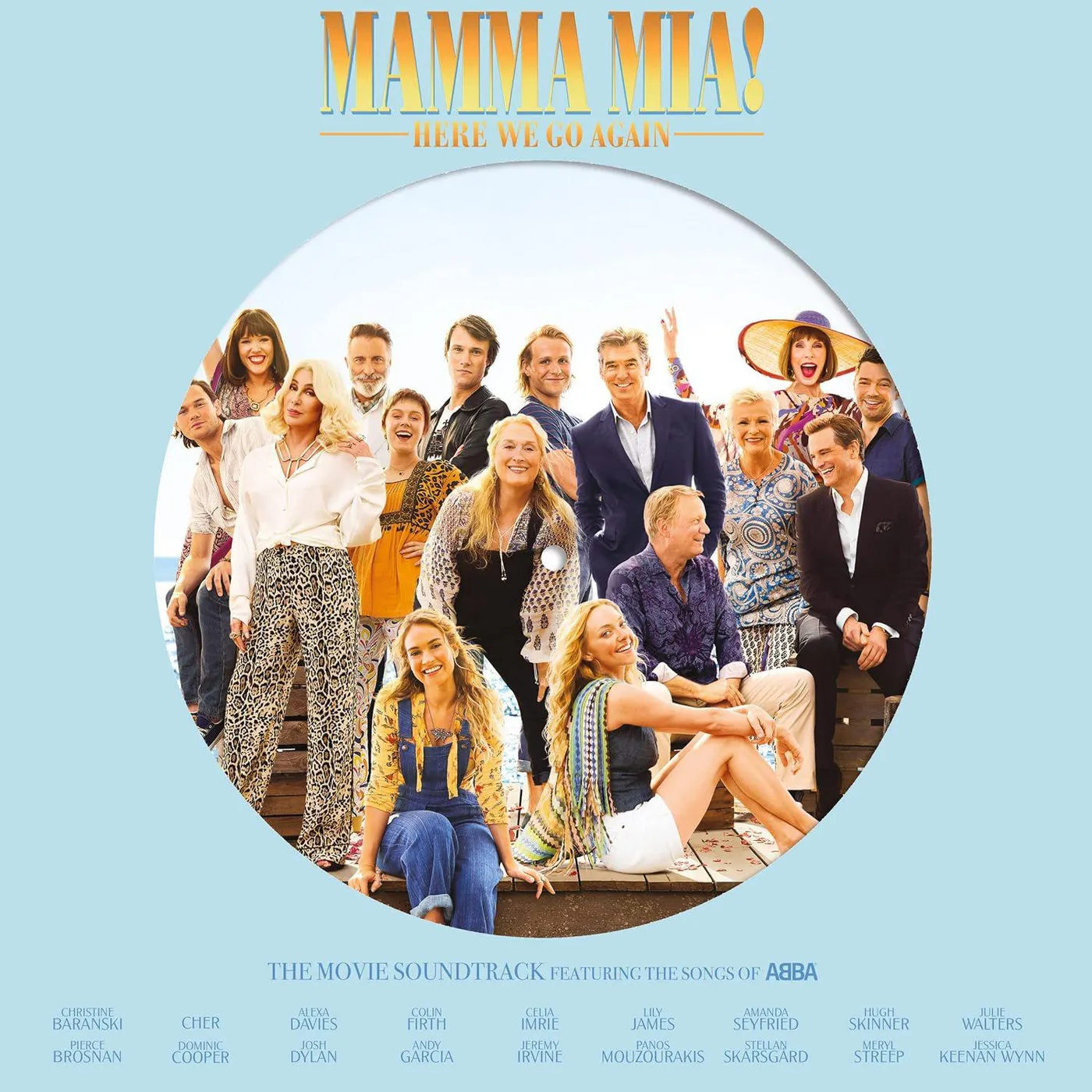 Various Artists  Mamma Mia! Here We Go Again - The Movie Soundtrack (Picture Disc/2LP) Vinyl Record