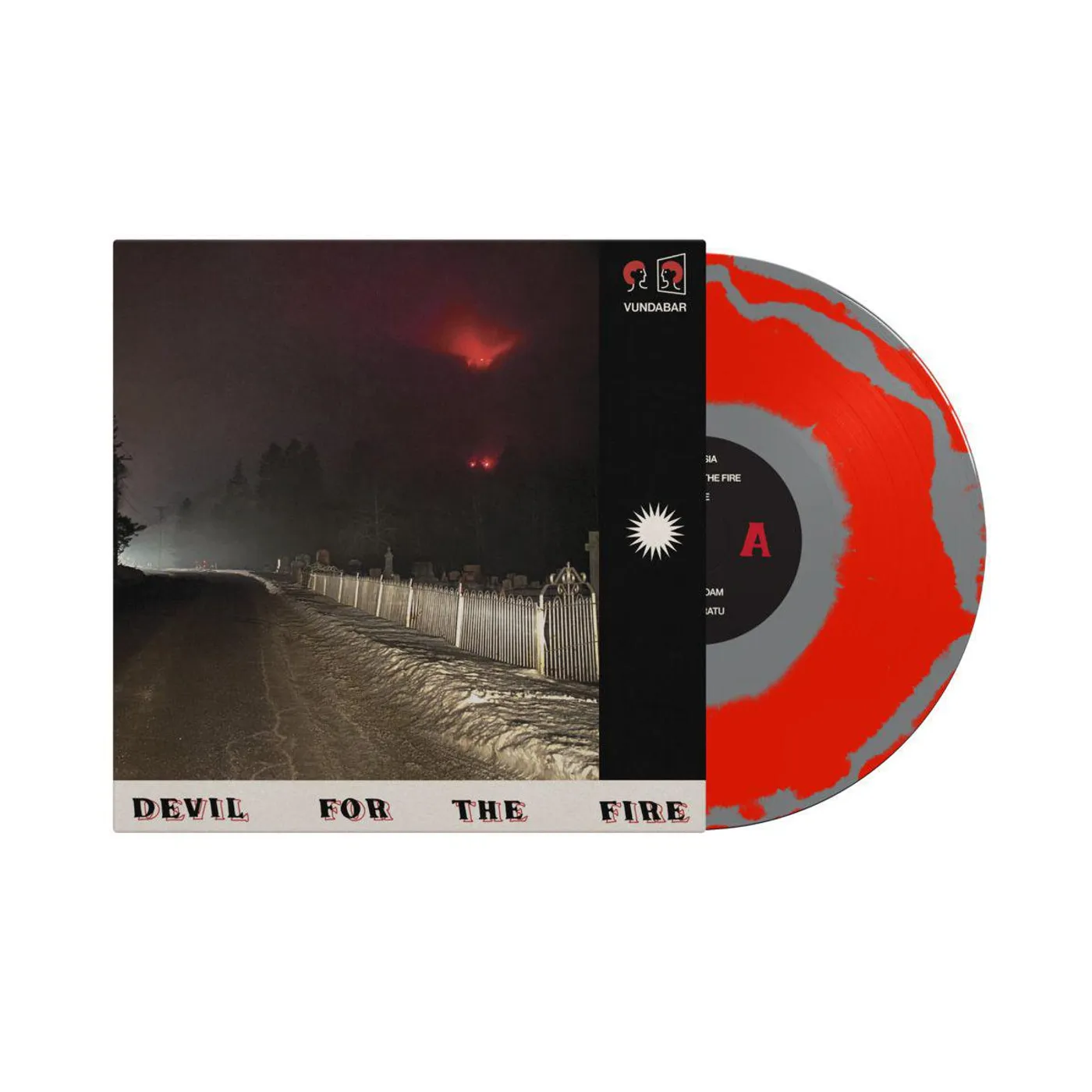 Vundabar DEVIL FOR THE FIRE (RED & SLATE VINYL) Vinyl Record