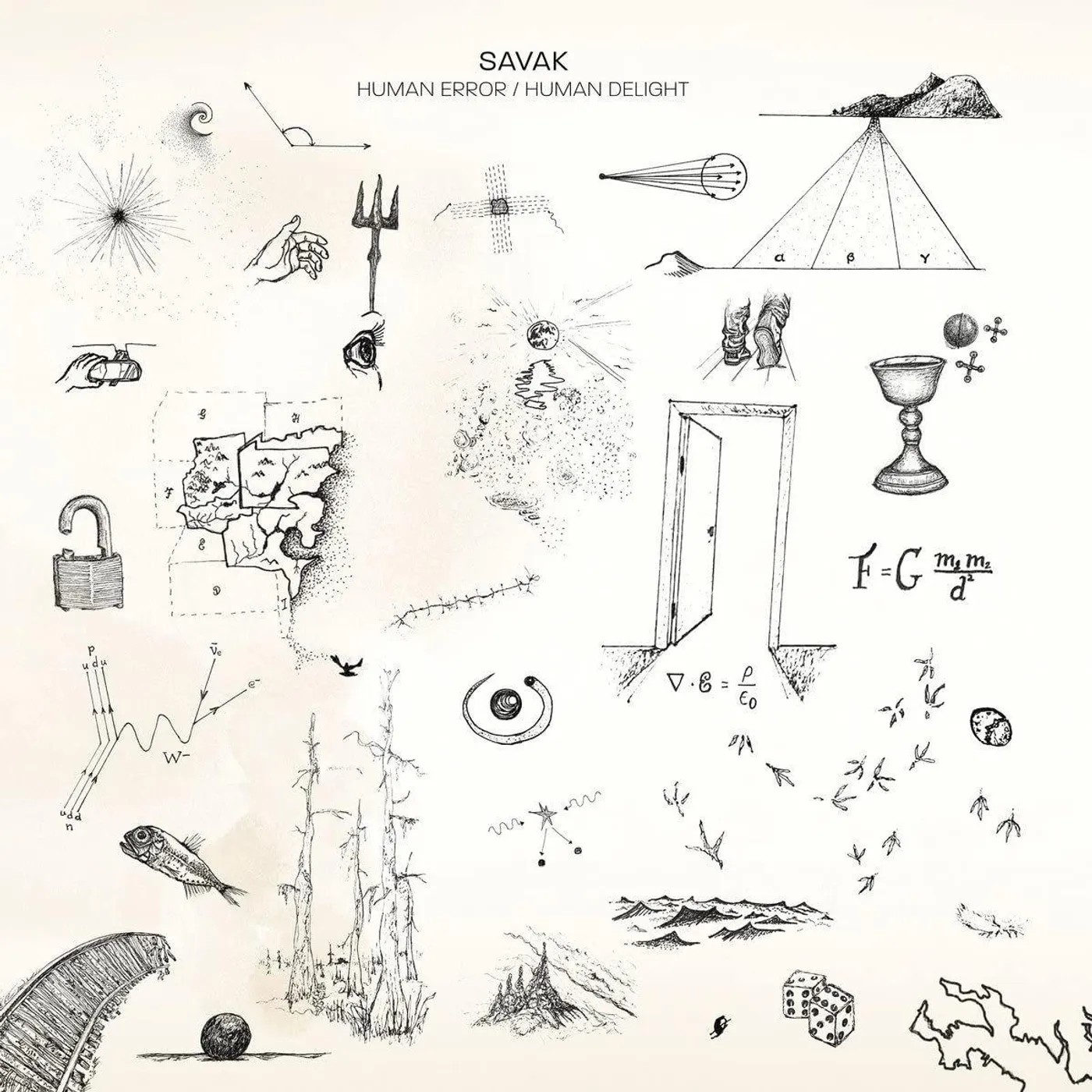 Savak HUMAN ERROR / HUMAN DELIGHT Vinyl Record