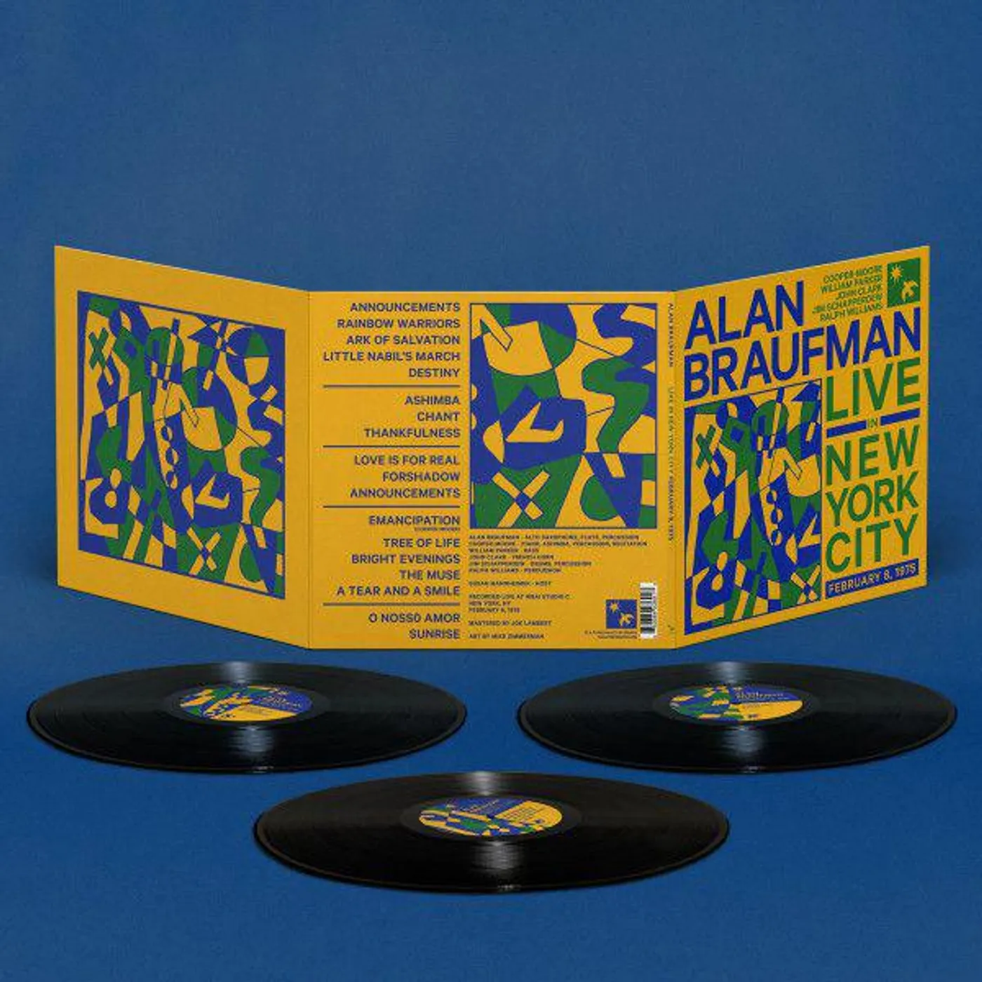 Alan Braufman Live In New York City, February 8, 1975 (3LP) Vinyl Record