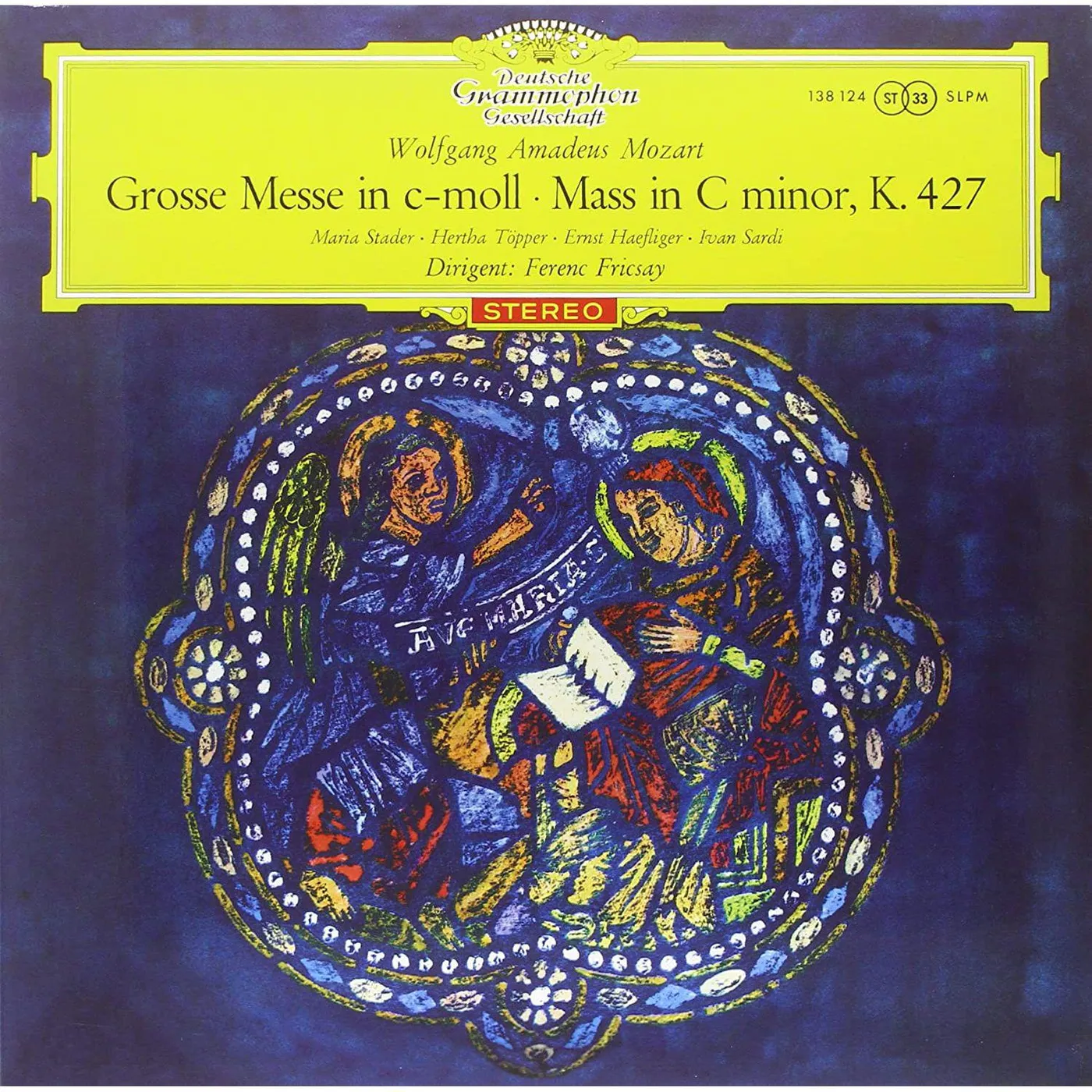 W.A. Mozart MASS IN C MINOR K427 Vinyl Record