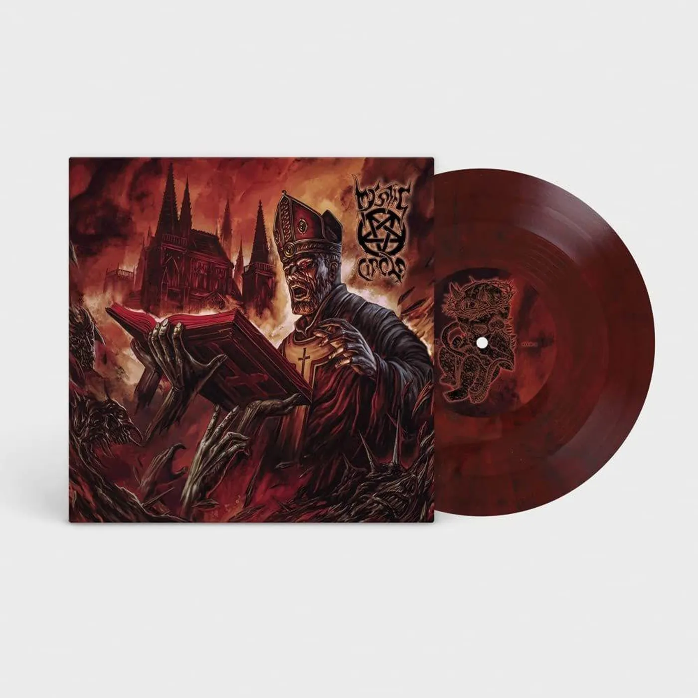  Mystic Circle (Red/Black Marbled) Vinyl Record