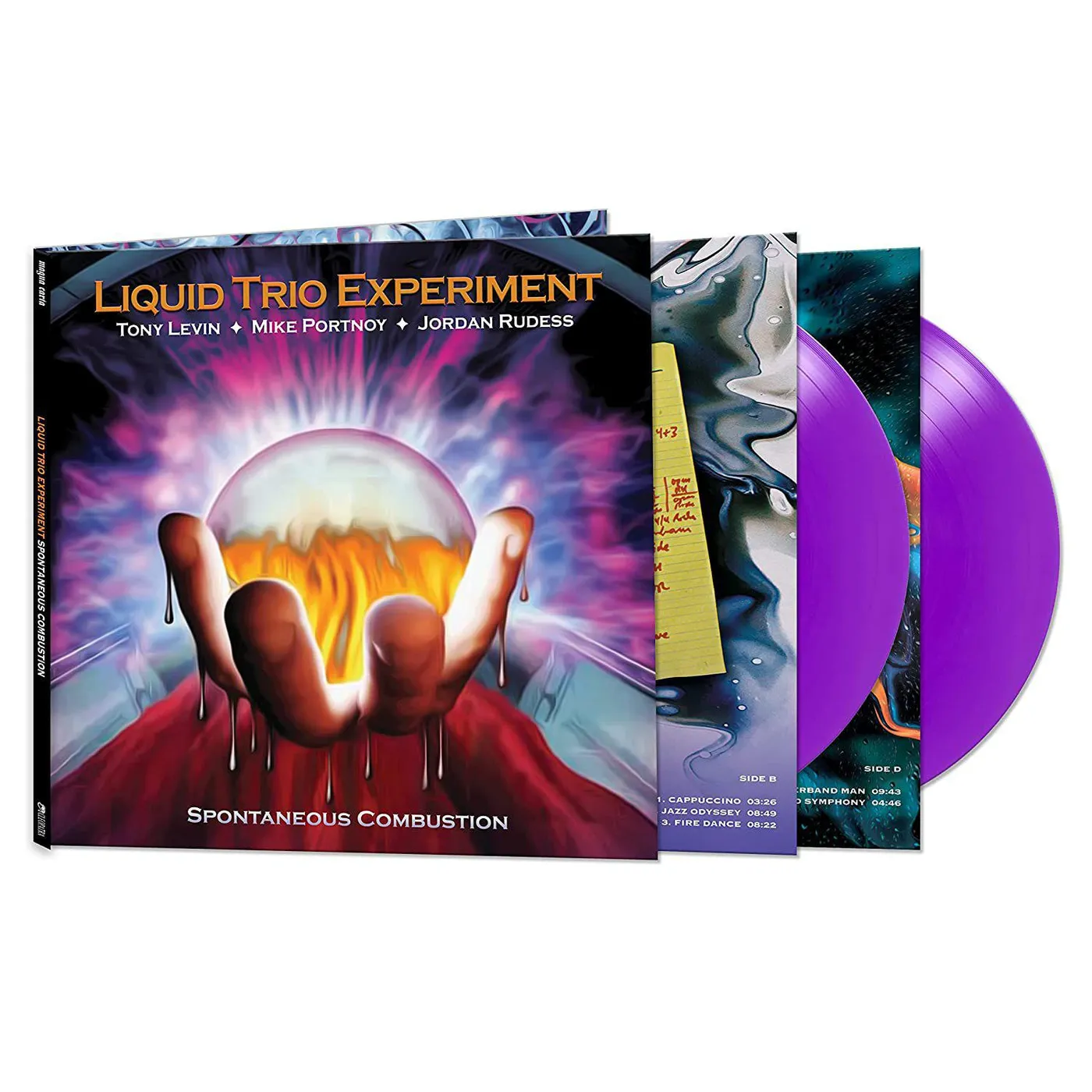 Liquid Trio Experiment Spontaneous Combustion (2LP/Purple) Vinyl Record