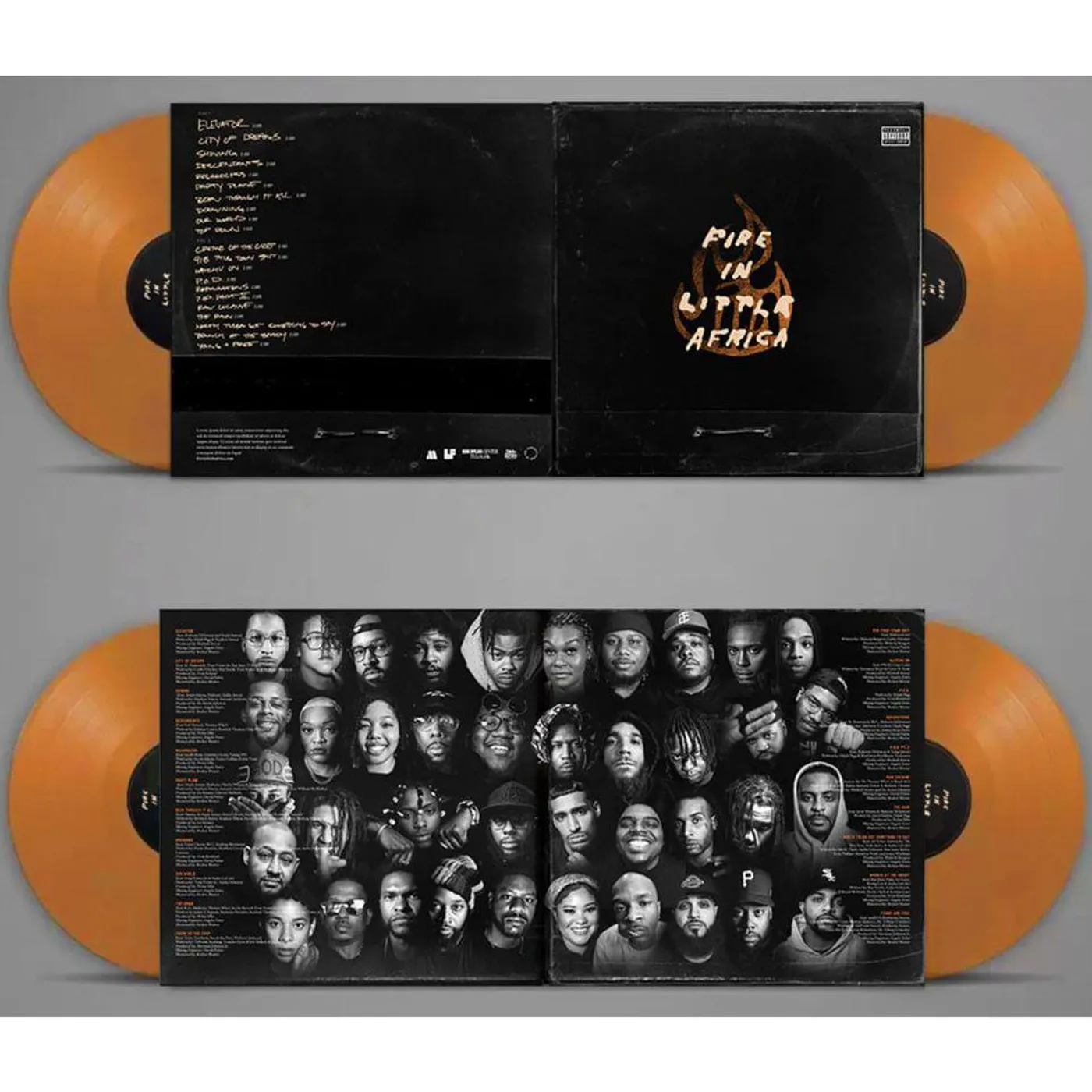 FIRE IN LITTLE AFRICA (TRANSLUCENT ORANGE VINYL/2LP) Vinyl Record