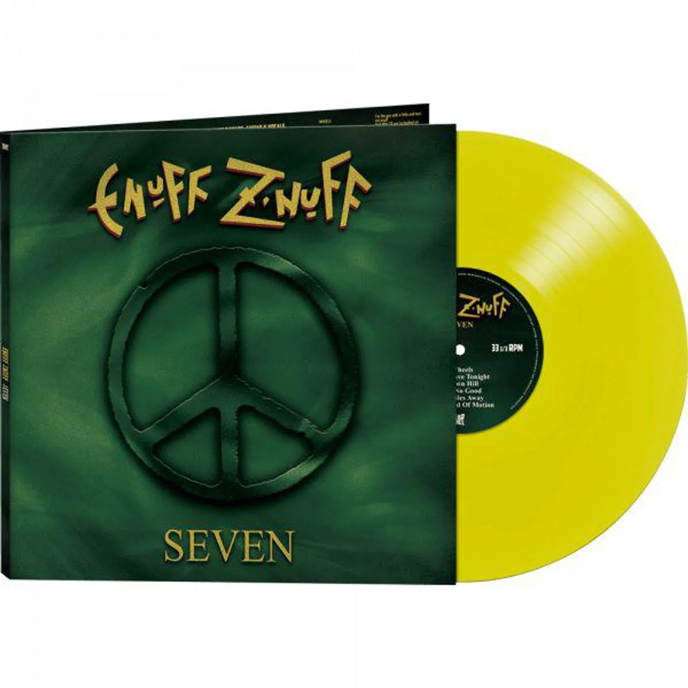 Enuff Z'Nuff SEVEN (YELLOW VINYL/REISSUE) Vinyl Record