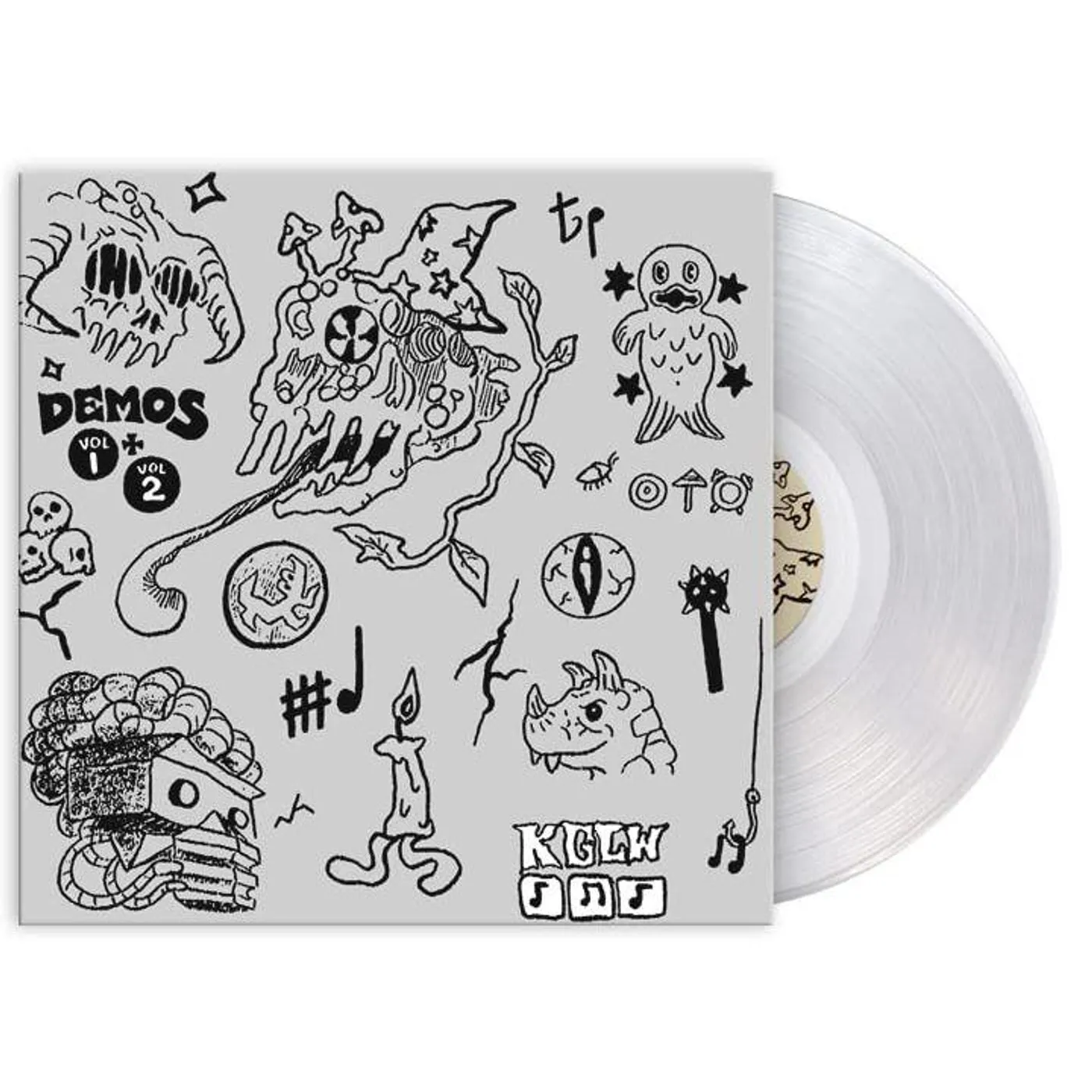 King Gizzard & The Lizard Wizard Demos: Vols. 1 & 2 (140g/Clear 2LP) Vinyl Record