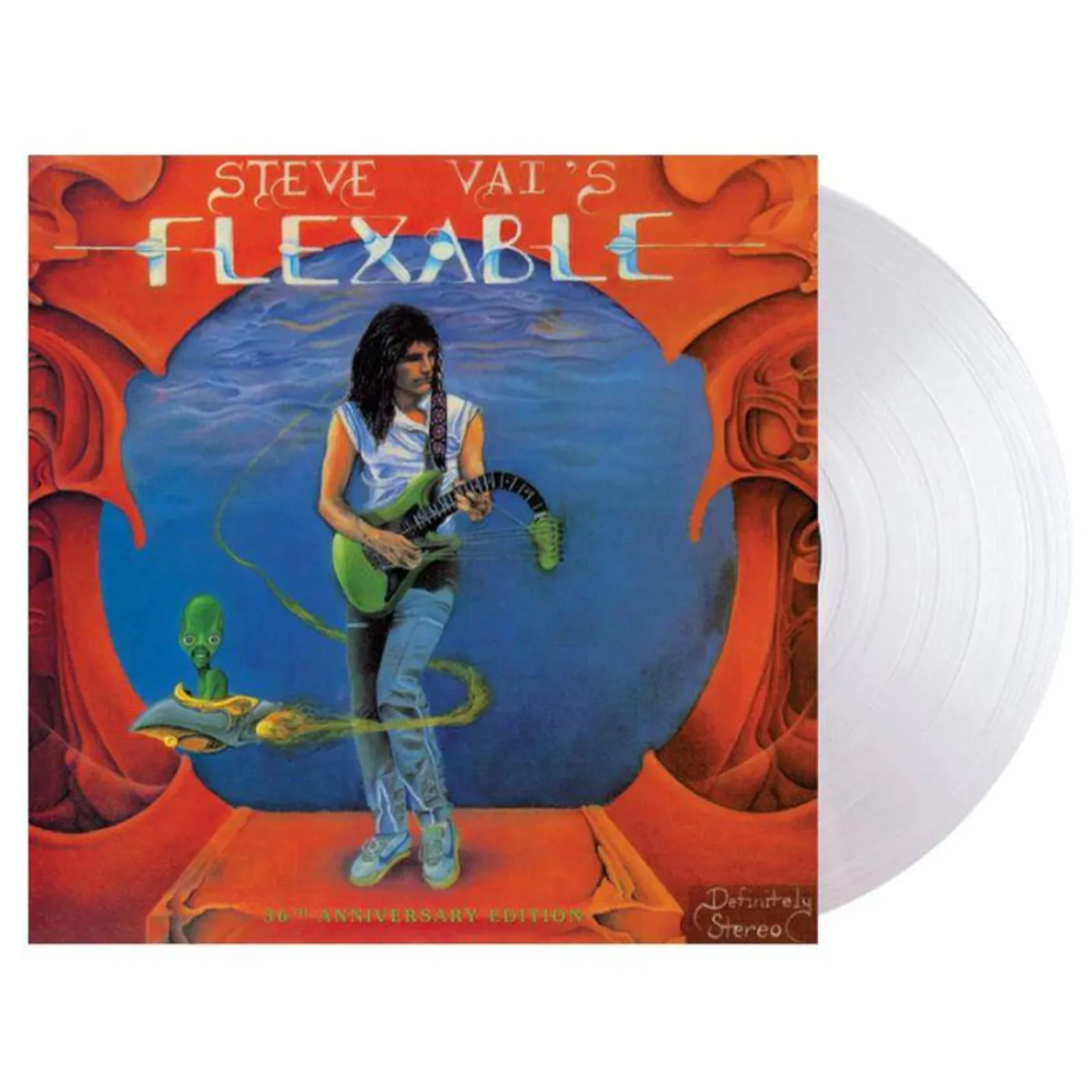 Steve Vai Flex-able (36th Anniversary/Clear Disc) Vinyl Record