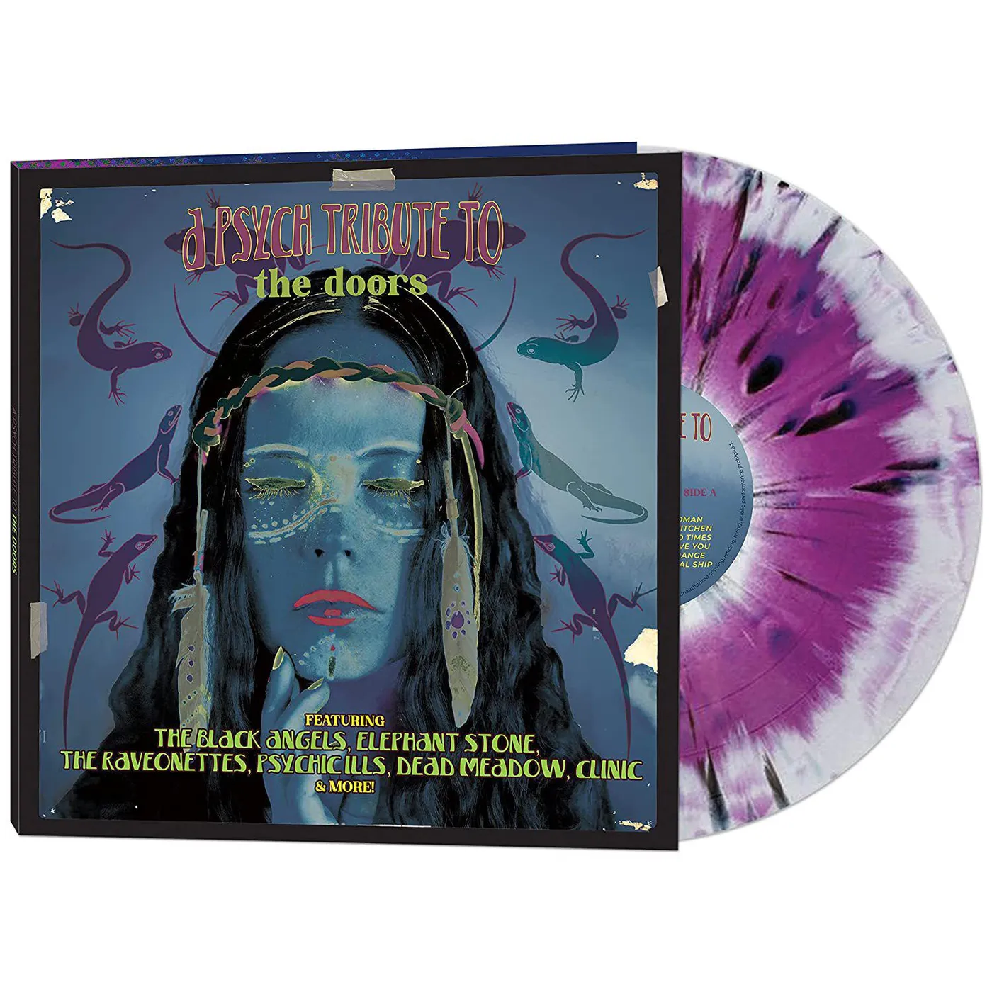 Psych Tribute To The Doors / Various Artists Psych Tribute To The Doors Artists (Purple) Vinyl Record