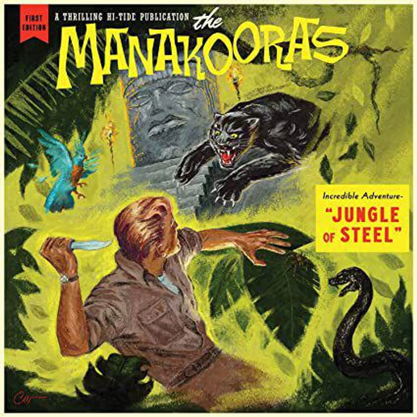 The Manakooras Jungle Of Steel (Jungle Green) vinyl record