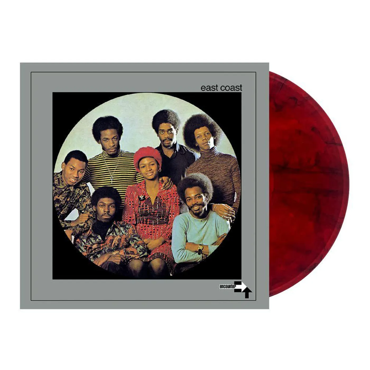 East Coast S/T (Fire Orange With Black Streaks) Vinyl Record