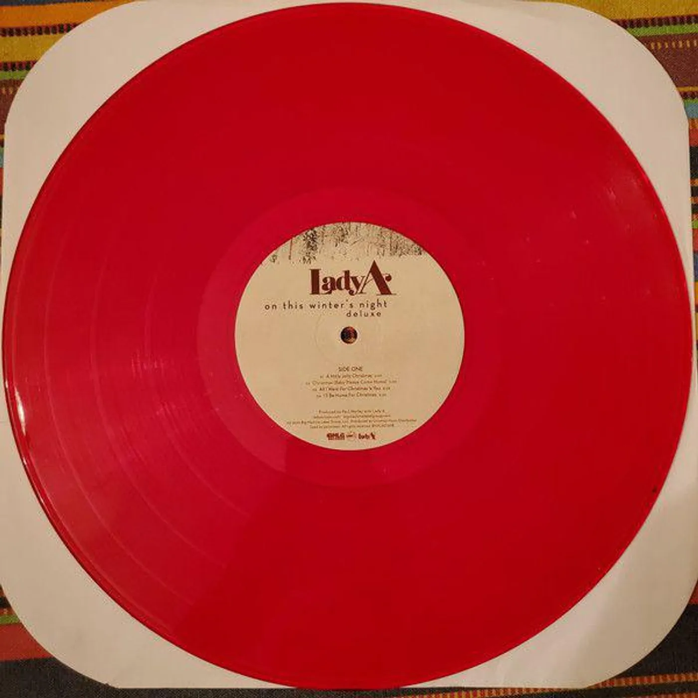 Lady A On This Winter's Night (DELUXE/2LP/RED VINYL) Vinyl Record