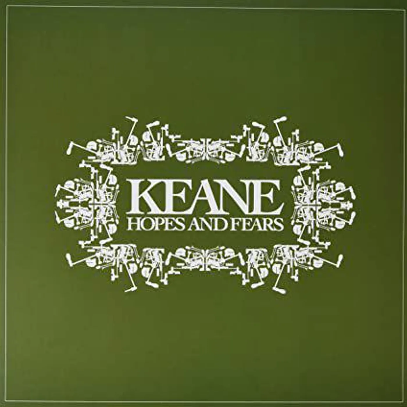 Keane HOPES & FEARS (TRANSPARENT GREEN VINYL) Vinyl Record