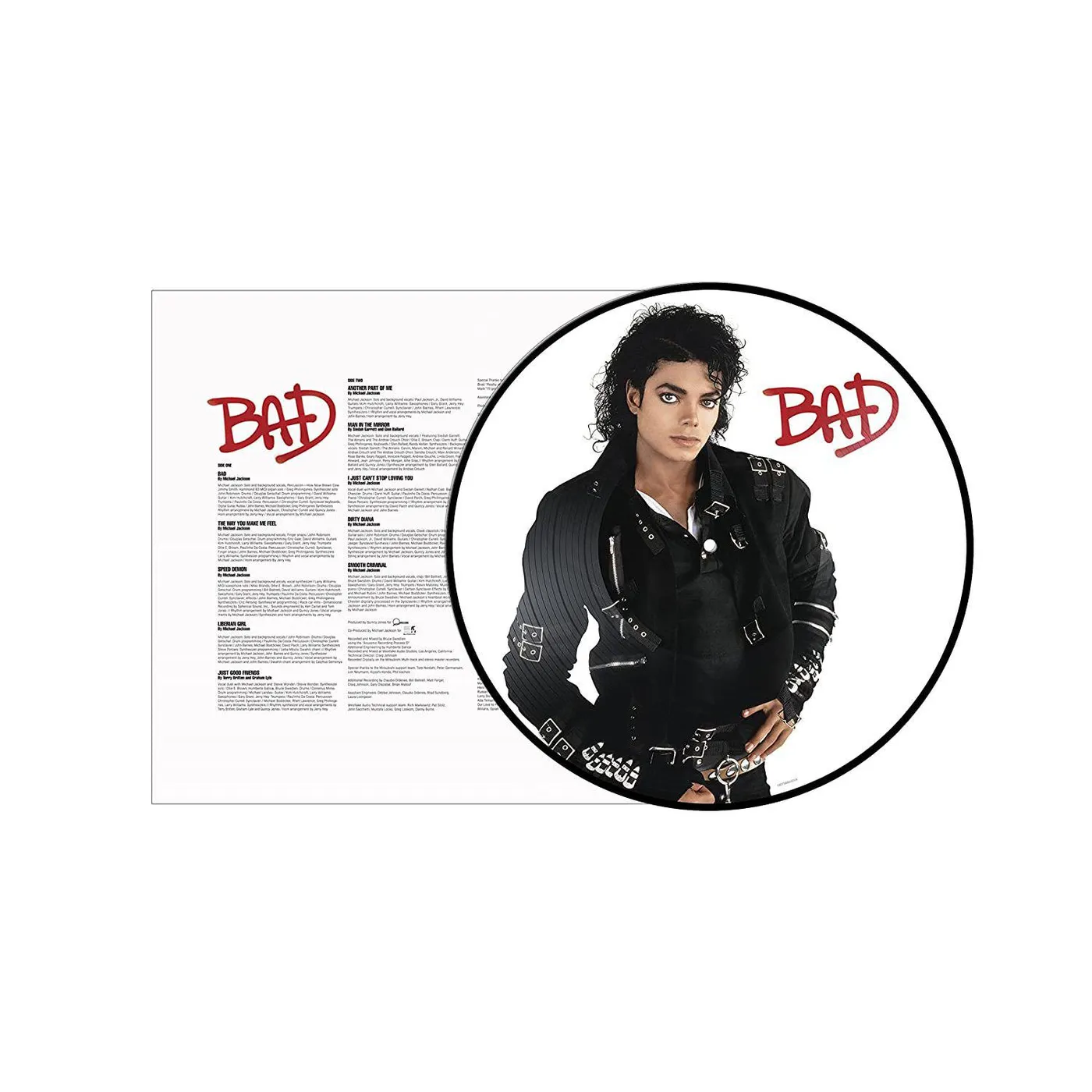 Michael Jackson Bad (Picture Disc) Vinyl Record
