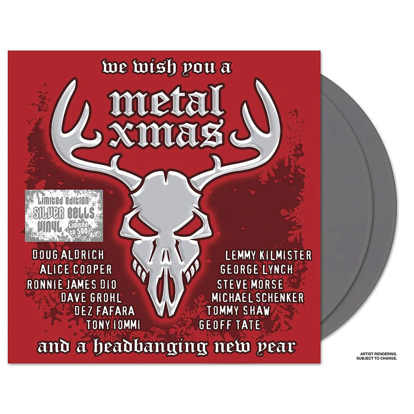 Various Artists  We Wish You A Metal Xmas And A Headbanging New Year (Silver Bells Vinyl/2LP) Vinyl Record