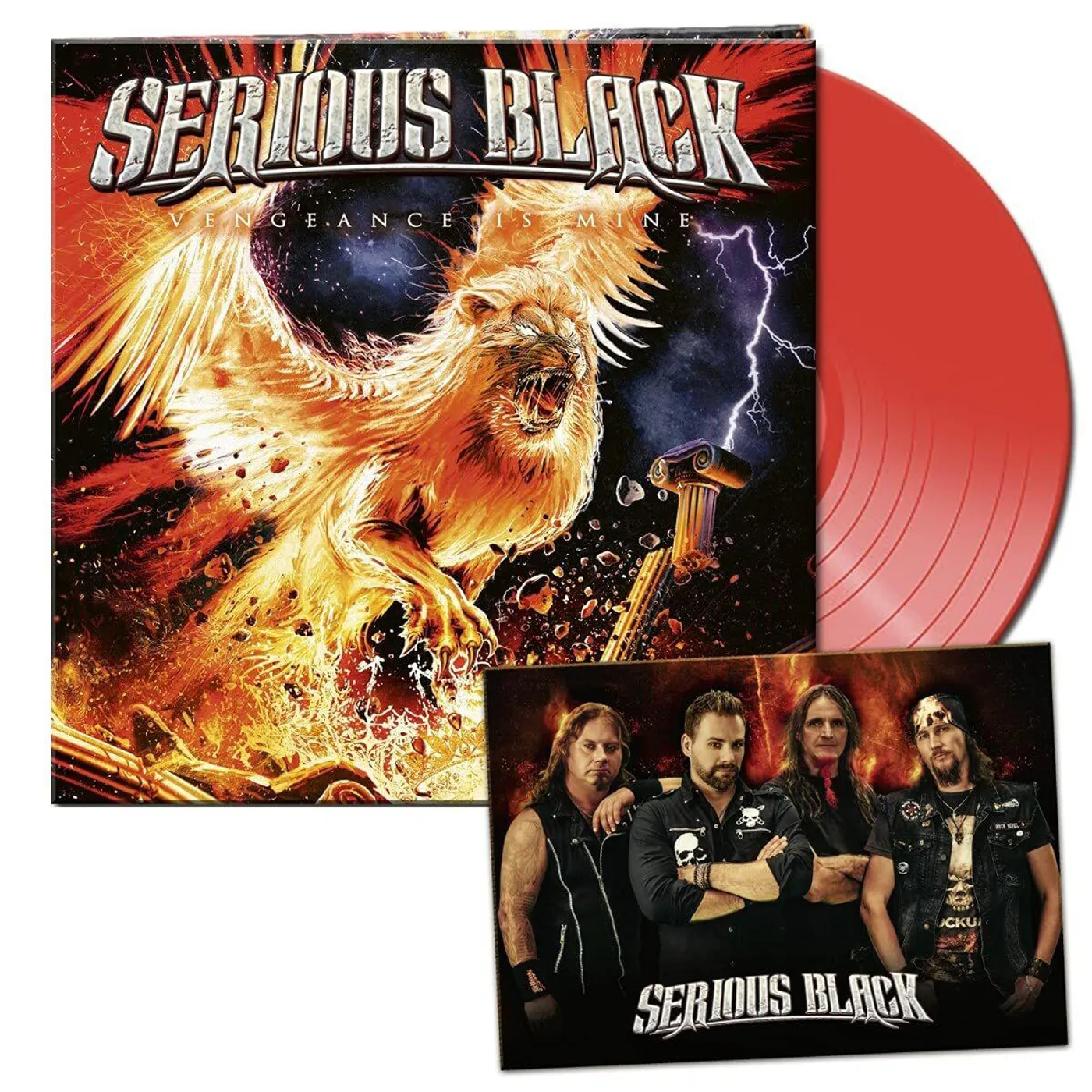 Serious Black Vengeance Is Mine Vinyl Record