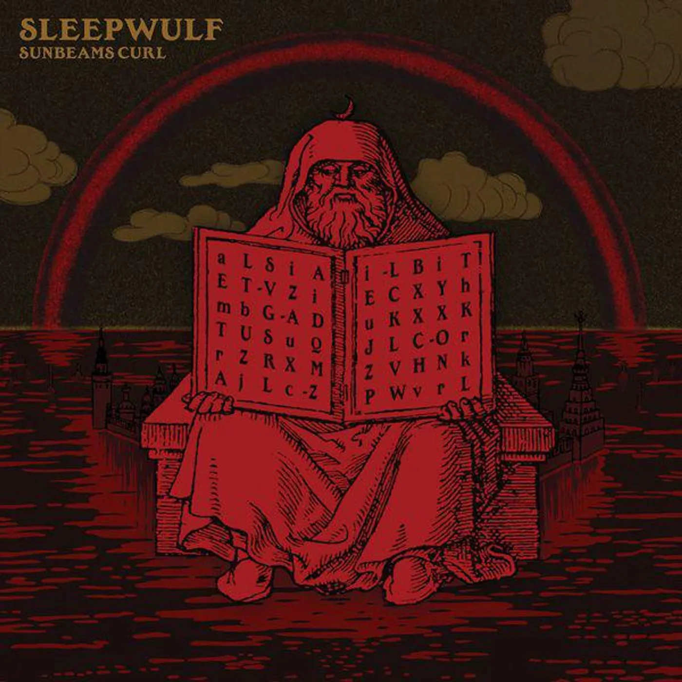 Sleepwulf SUNBEAMS CURL (RED TRANSPARENT VINYL) Vinyl Record