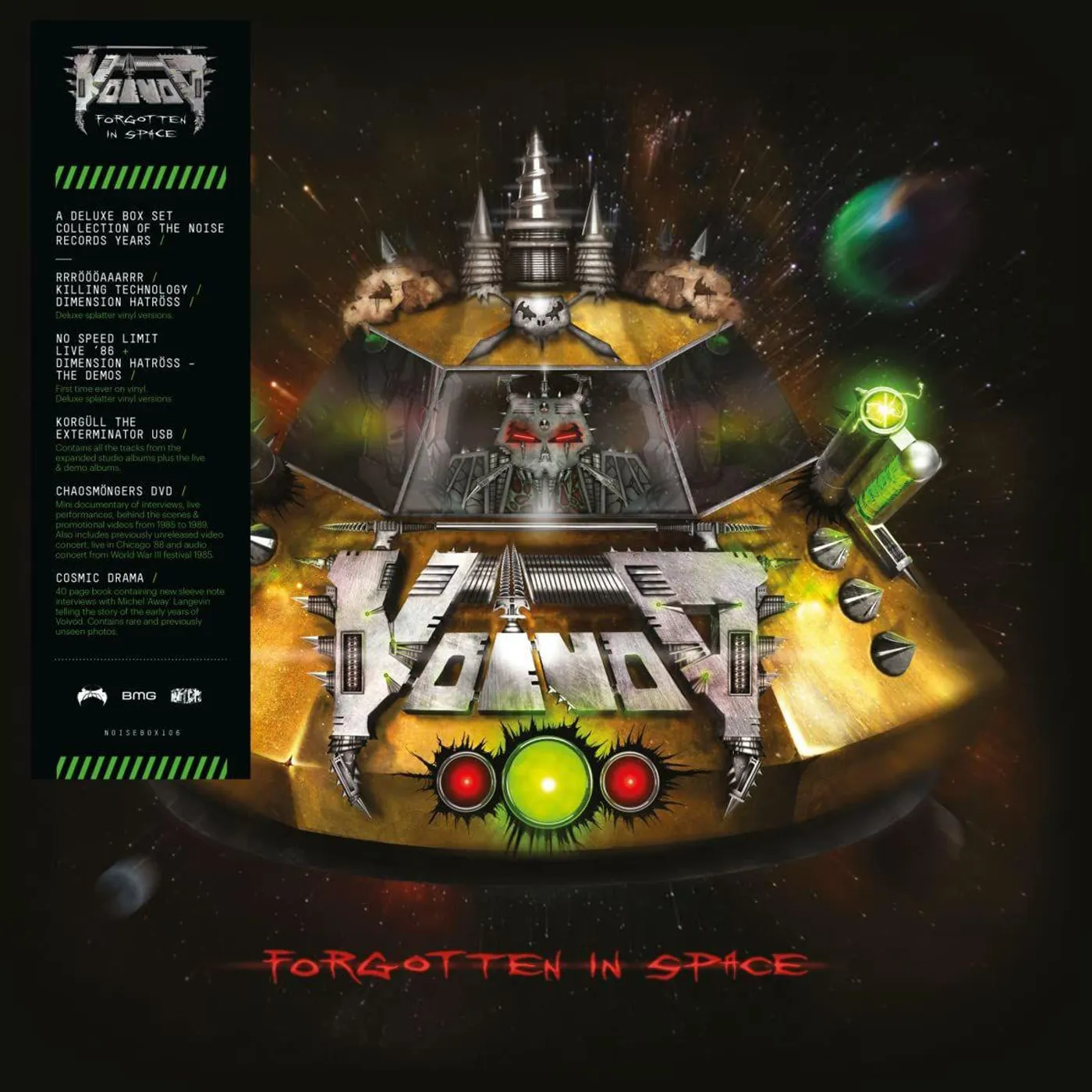 Voivod Forgotten In Space (6LP/Splatter Vinyl/DVA/Book/USB) Vinyl Record
