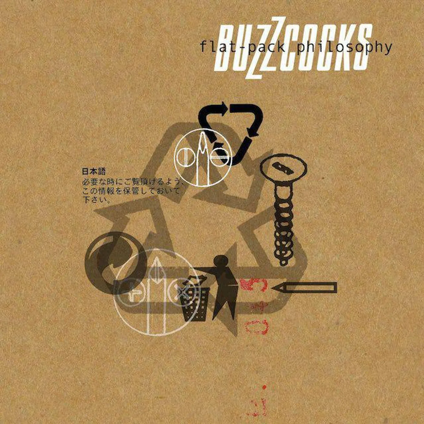 Buzzcocks Flat-Pack Philosophy (White/2LP) Vinyl Record
