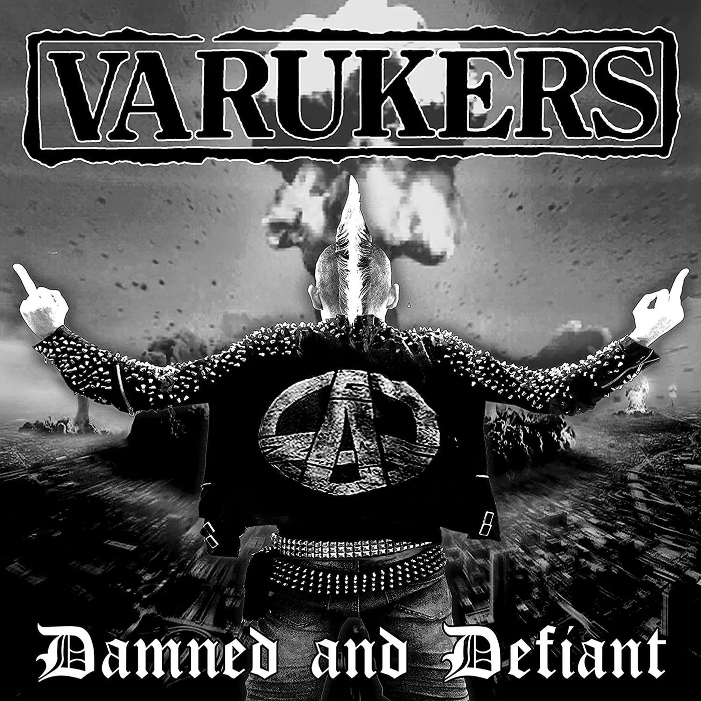 The Varukers DAMNED & DEFIANT (BLUE VINYL) Vinyl Record