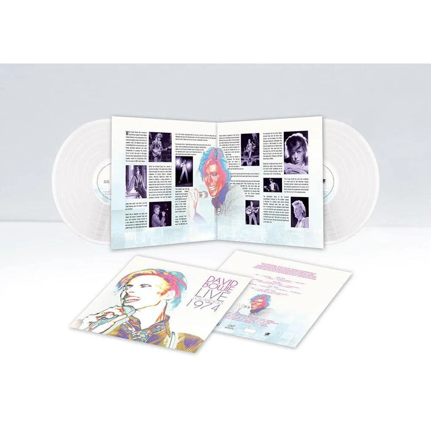 David Bowie Live Los Angeles 1974 (White/Limited) Vinyl Record