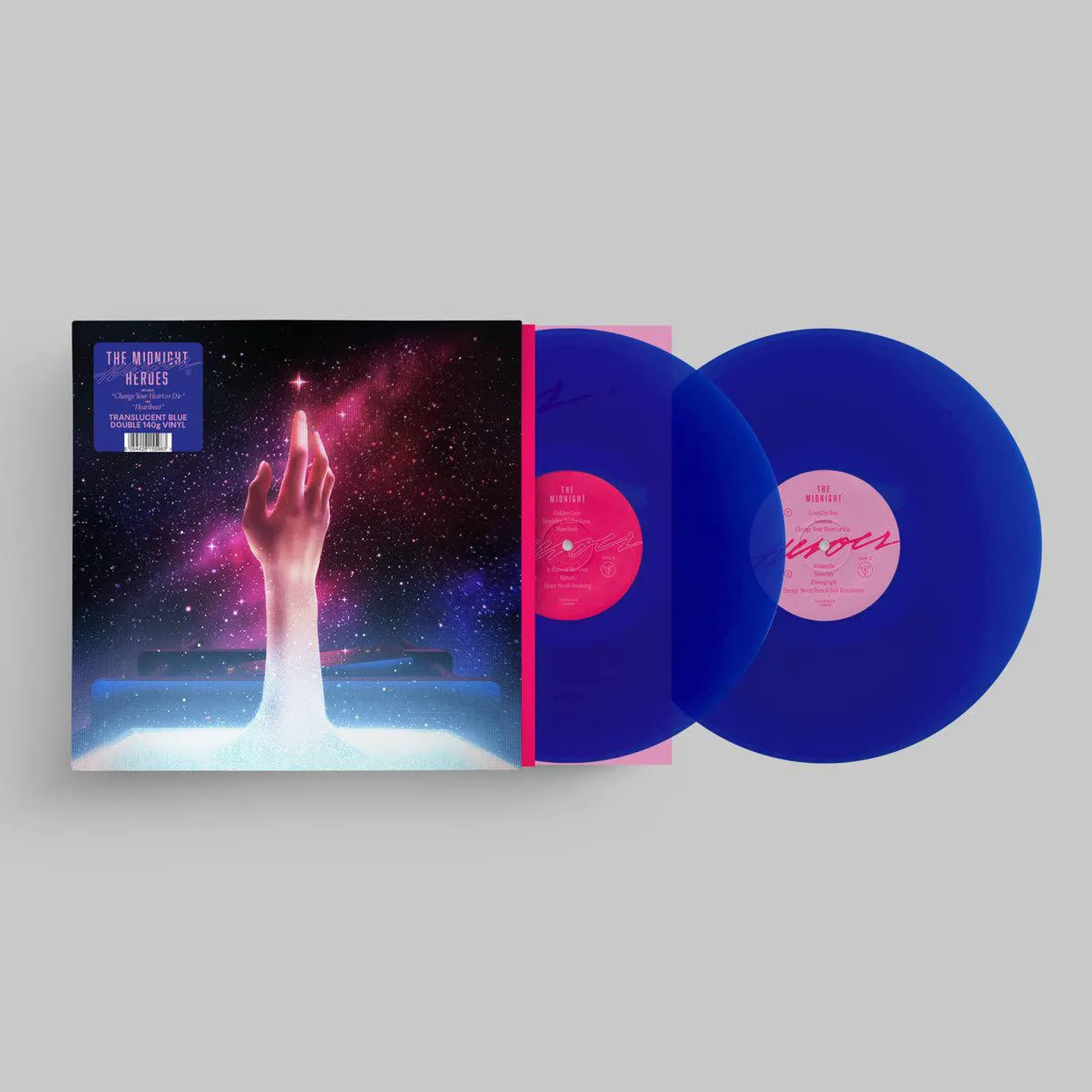 Midnight Heroes (Transparent Blue/140g) Vinyl Record
