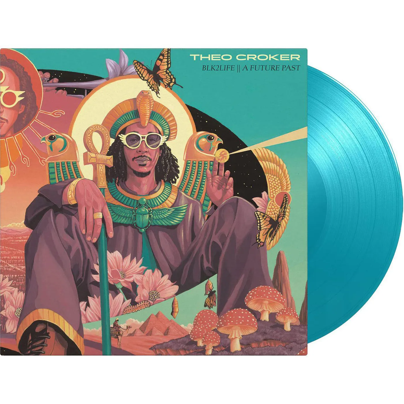 Theo Croker Blk2life A Future Past (2LP/Limited/Turquoise/180g/Numbered) Vinyl Record