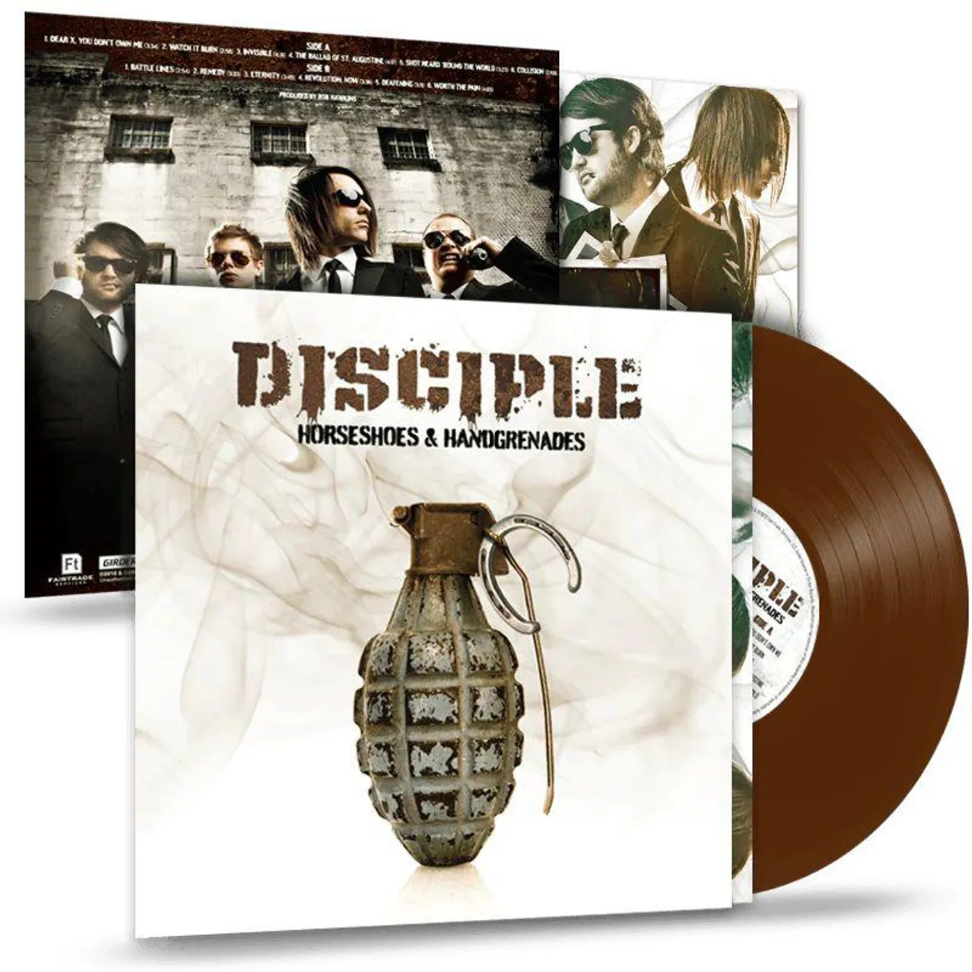 DISICPLE Horseshoes & Handgranades (Shrapnel Brown) Vinyl Record