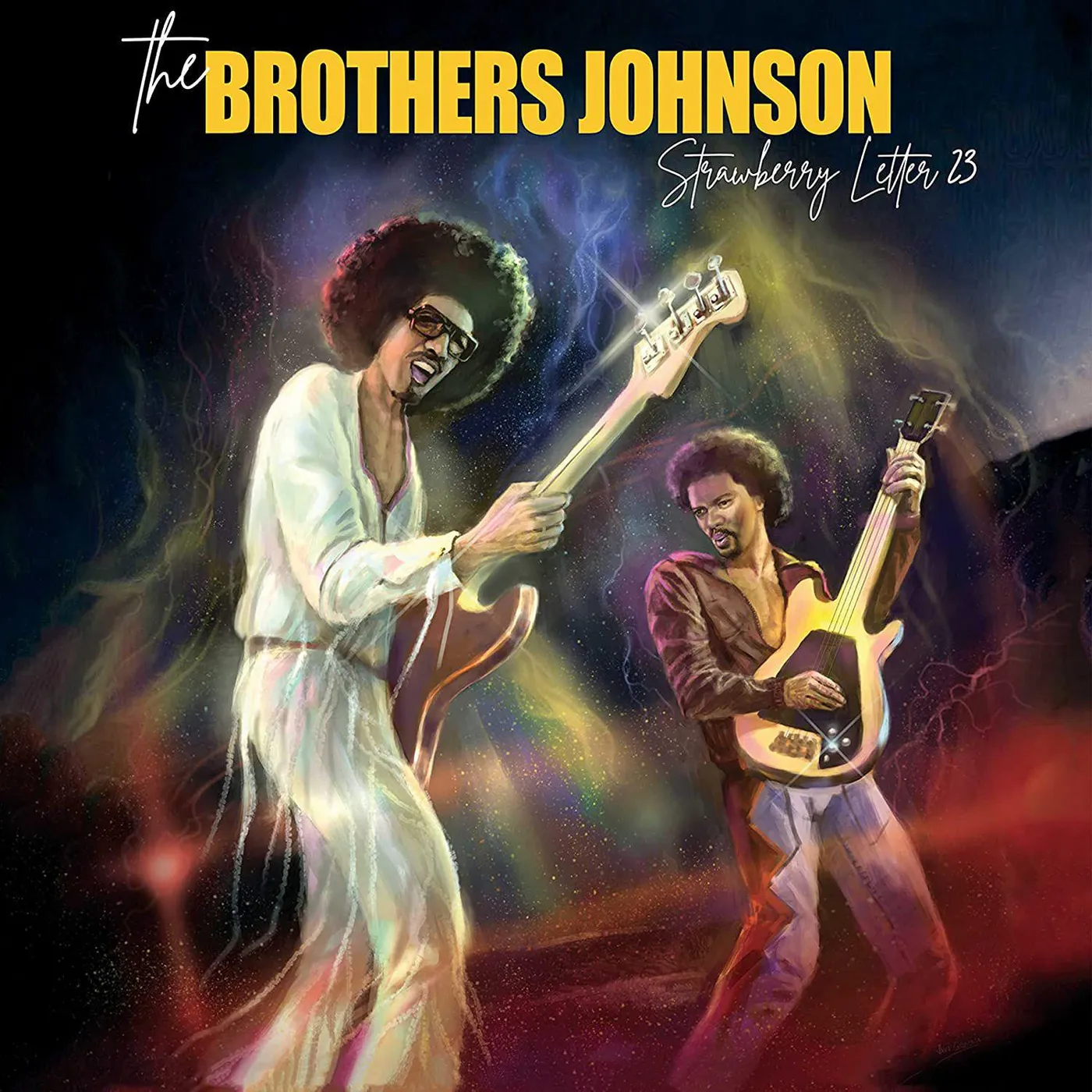 The Brothers Johnson Strawberry Letter 23 (Red & Yellow Splatter) Vinyl Record