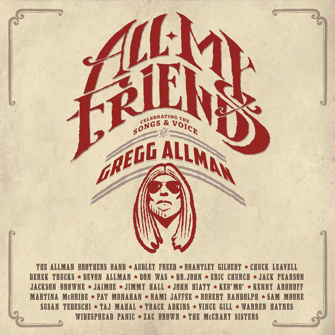 Various Artists  All My Friends: Celebrating The Songs & Voice Of Gregg Allman (4LP) Vinyl Record