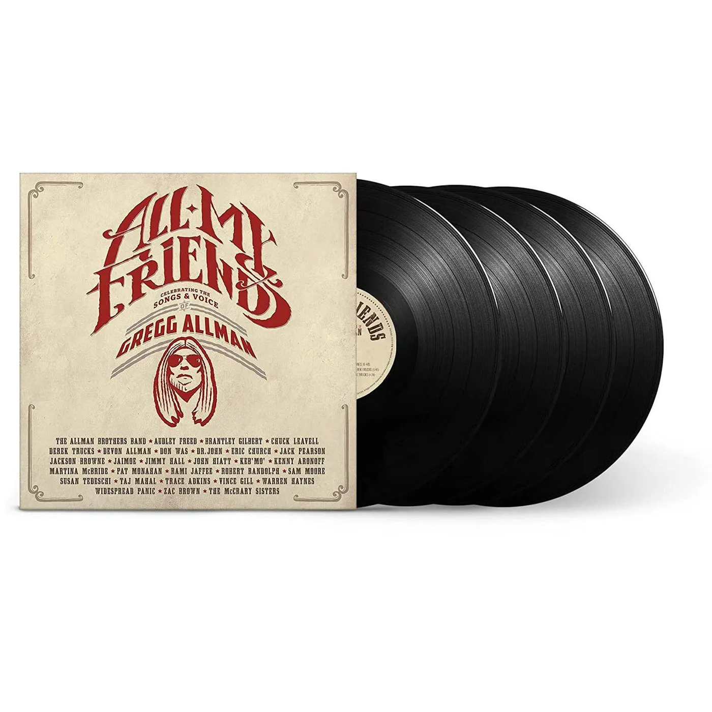 Various Artists  All My Friends: Celebrating The Songs & Voice Of Gregg Allman (4LP) Vinyl Record