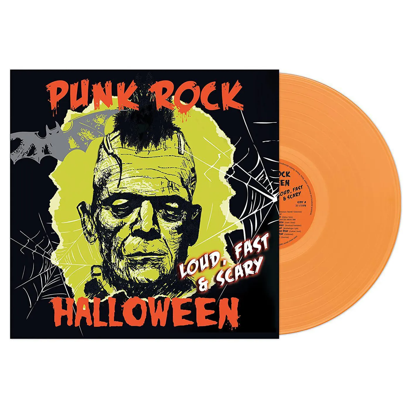 Various Artists  Punk Rock Halloween - Loud, Fast & Scary! (Orange) Vinyl Record