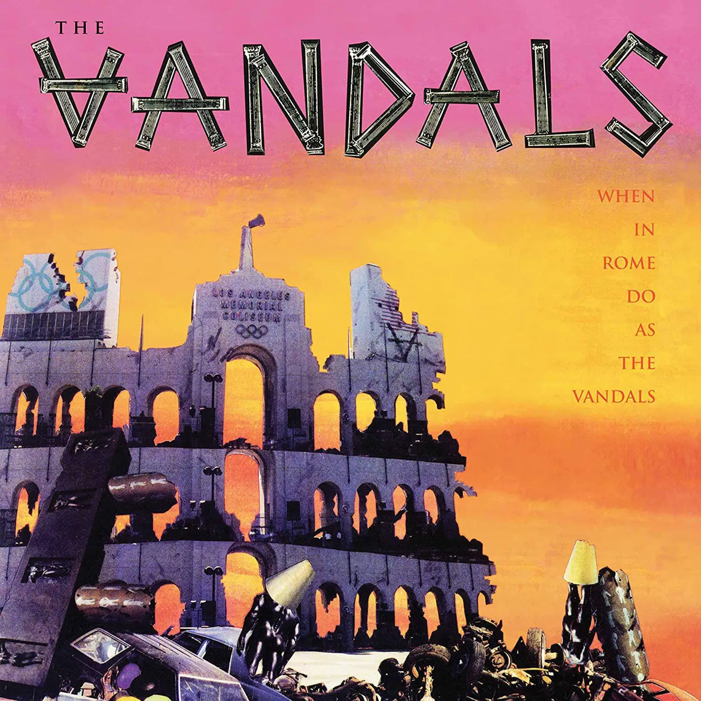 When In Rome Do As The Vandals (Pink & Black) Vinyl Record