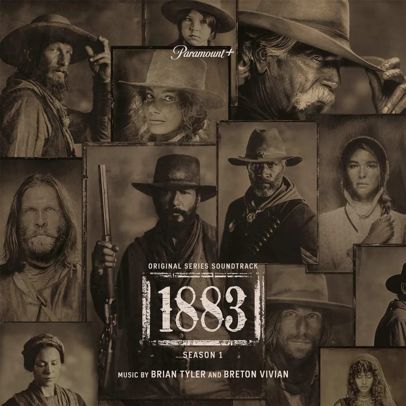 Brian Tyler 1883 OST (LIMITED GOLD & BLACK MARBLED VINYL/180G) Vinyl Record