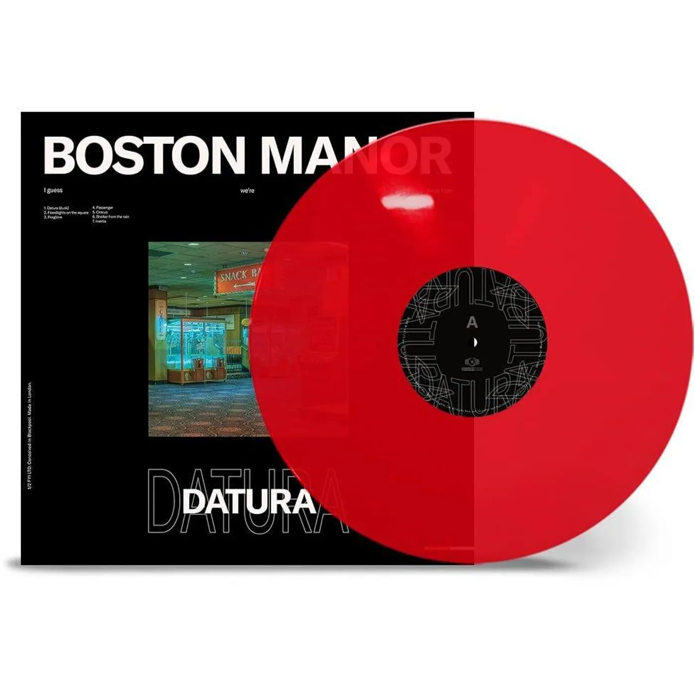 Boston Manor DATURA (TRANSPARENT RED VINYL) Vinyl Record