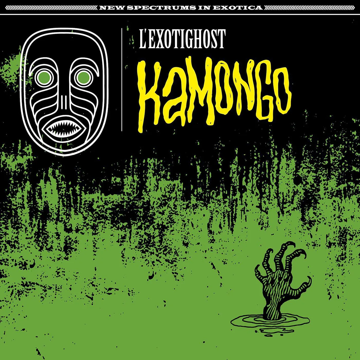 L'Exotighost KAMONGO (YELLOW/GREEN SPLATTER VINYL) Vinyl Record