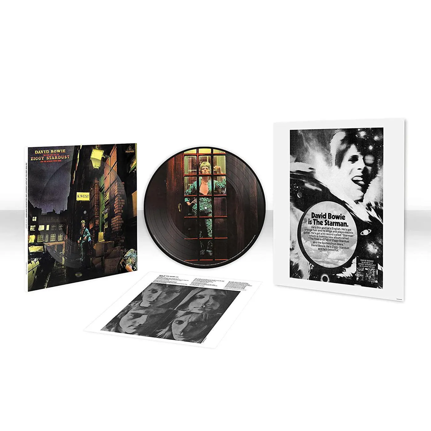 David Bowie Rise & Fall Of Ziggy Stardust & The Spiders From Mars (2012 Remaster) Picture Disc Vinyl Record