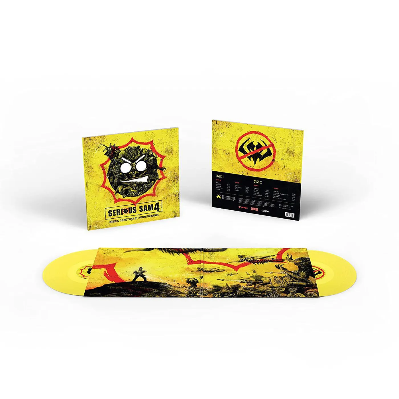 Damjan Mravunac Serious Sam 4 Original Soundtrack (Translucent Yellow vinyl/2LP) vinyl record