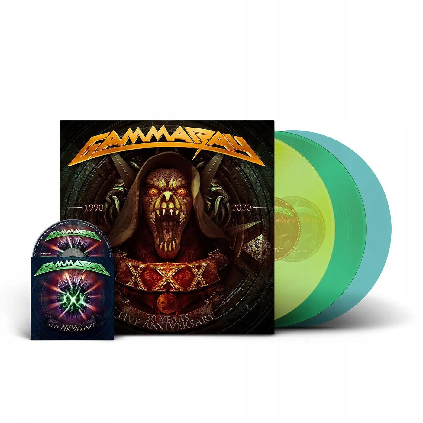Gamma Ray 30 Years - Live Anniversary (Limited/Colored/3LP/ Blu-ray) (Vinyl)