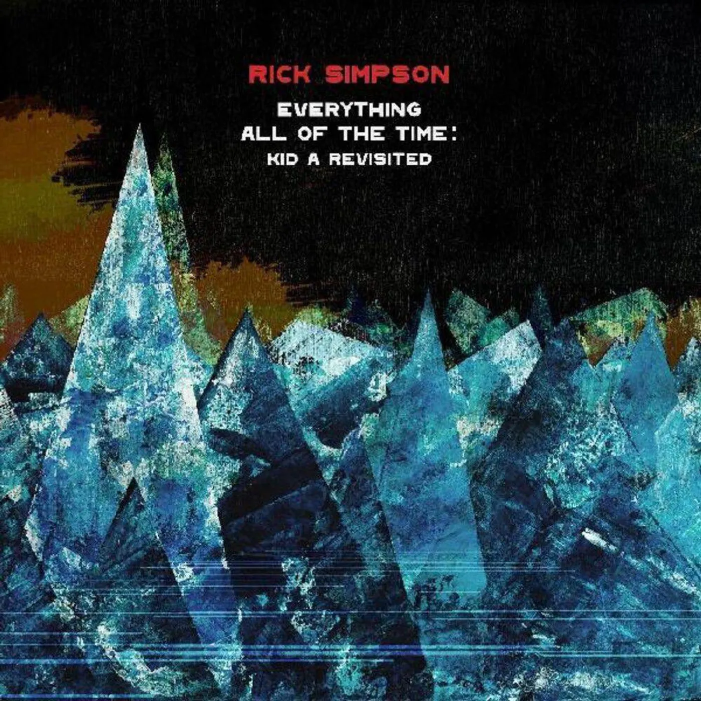 Rick Simpson Everything All Of The Time: Kid A Revisited (Black and Yellow Split) Vinyl Record