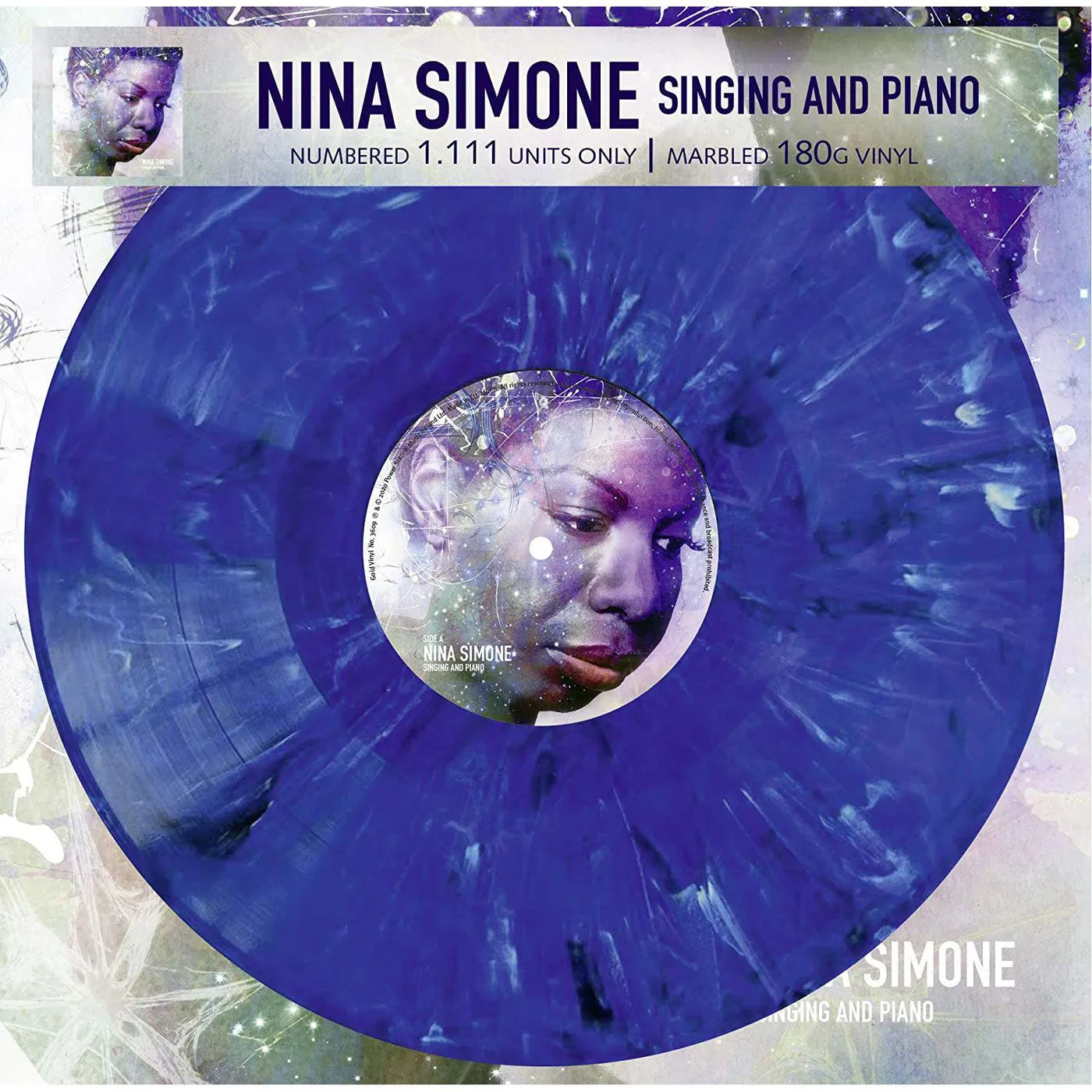 Nina Simone Singing & Piano (Marbled) Vinyl Record