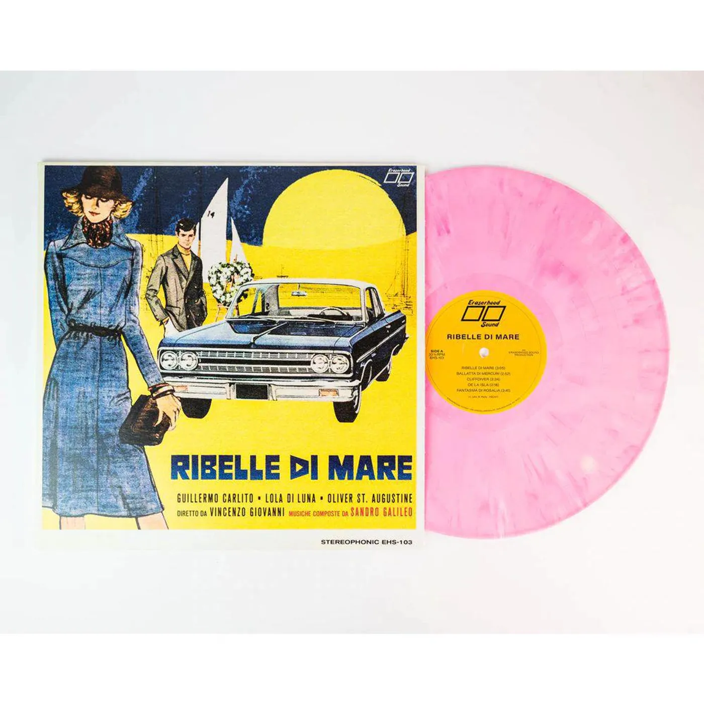 Sandro Galileo & Eraserhood Sound Ribelle Di Mare (Pink Vinyl Record) 