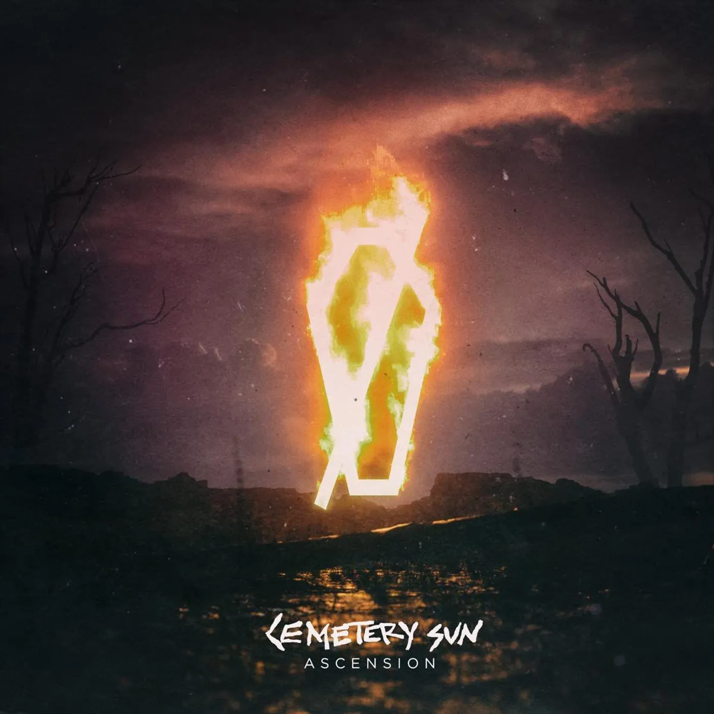 Cemetery Sun Ascension (Violet w/ Black Splatter) Vinyl Record