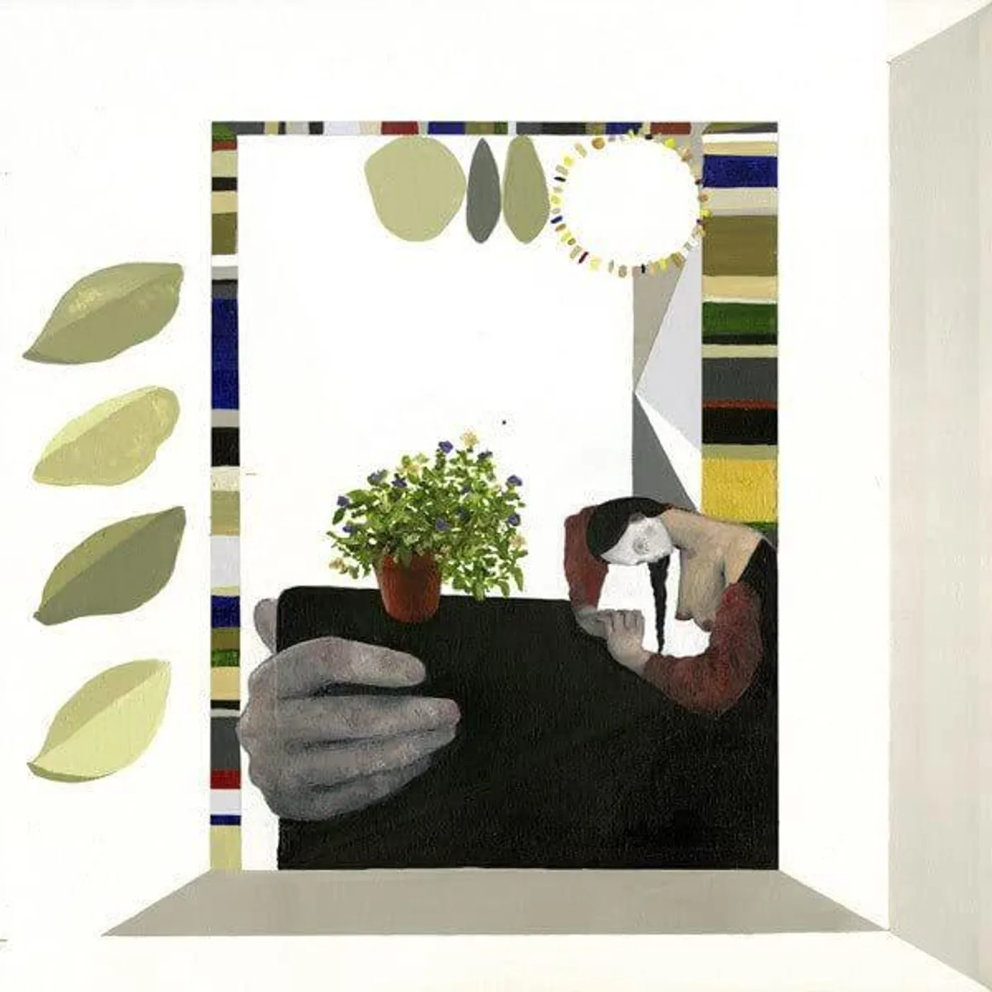 Turnover Magnolia (White W/ Green Splatter) Vinyl Record
