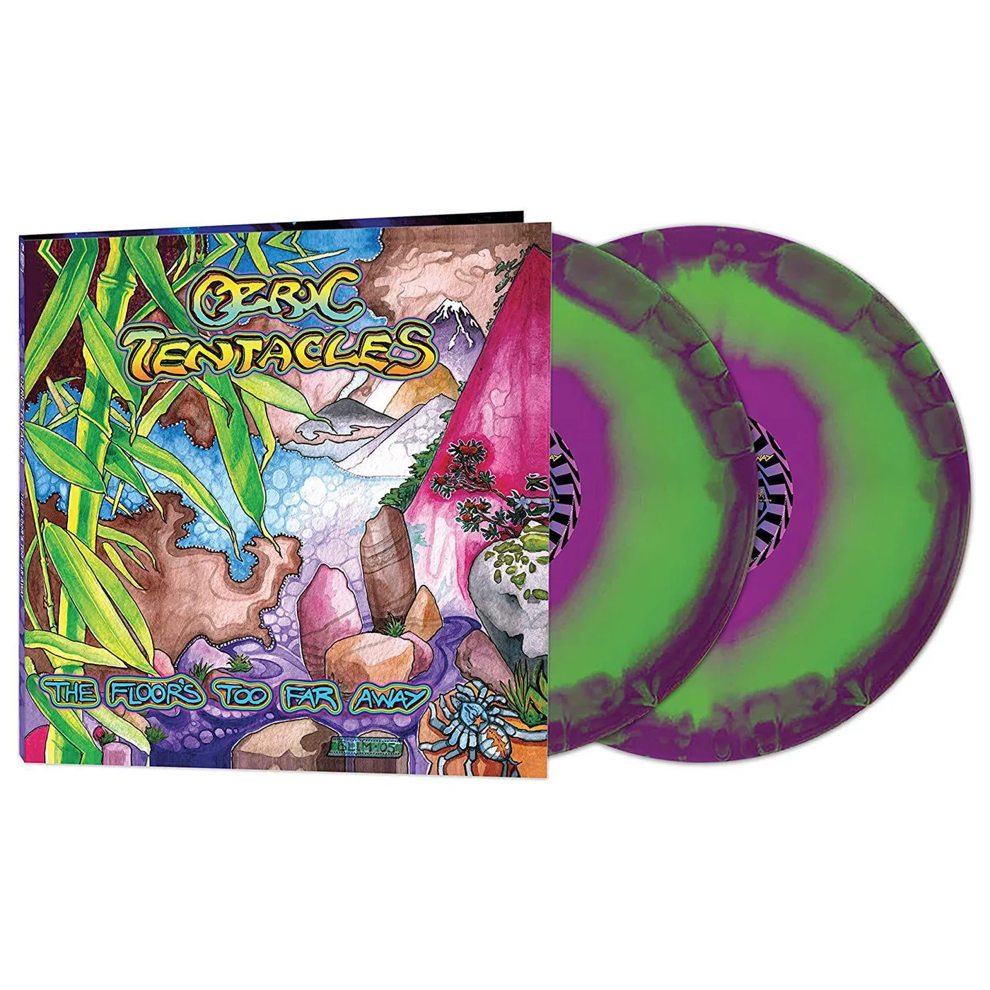 Ozric Tentacles FLOOR'S TOO FAR AWAY (PURPLE/GREEN HAZE VINYL) Vinyl Record