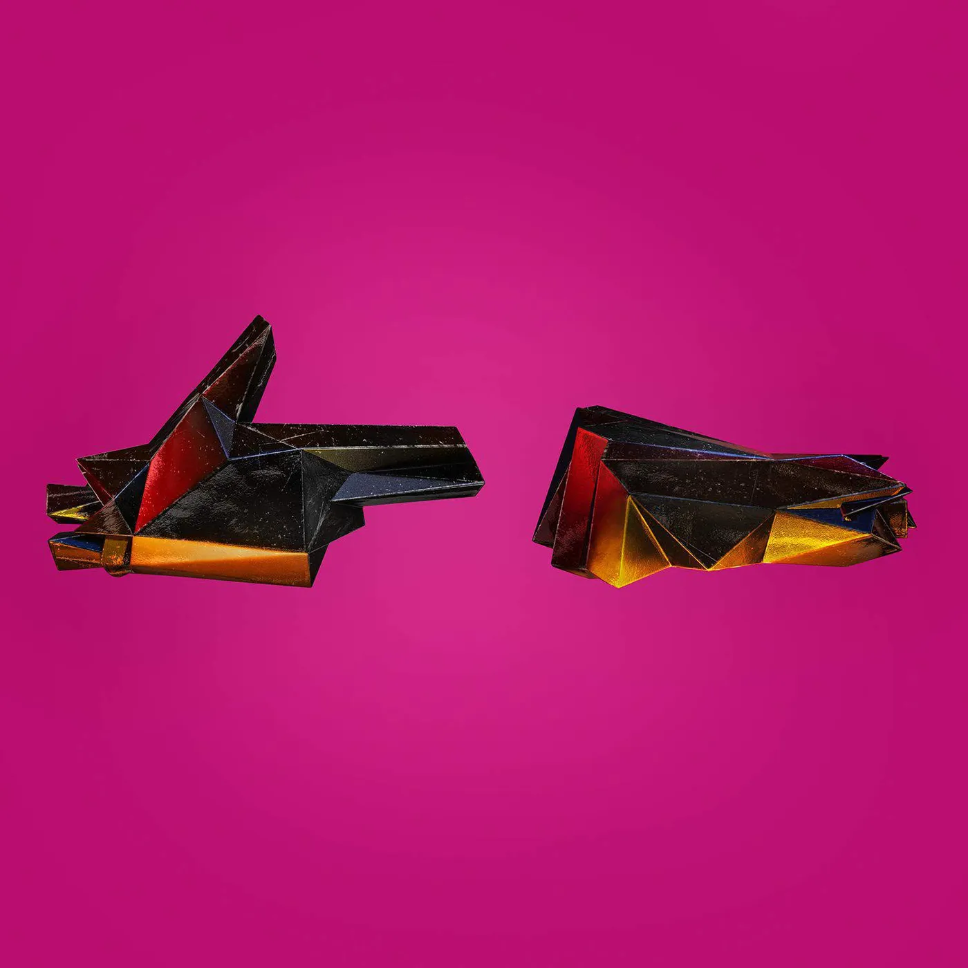 Run The Jewels RTJ4 (TOUR EDITION/CLEAR W/ BLACK, BLUE & PINK SPLATTER VINYL/2LP) Vinyl Record