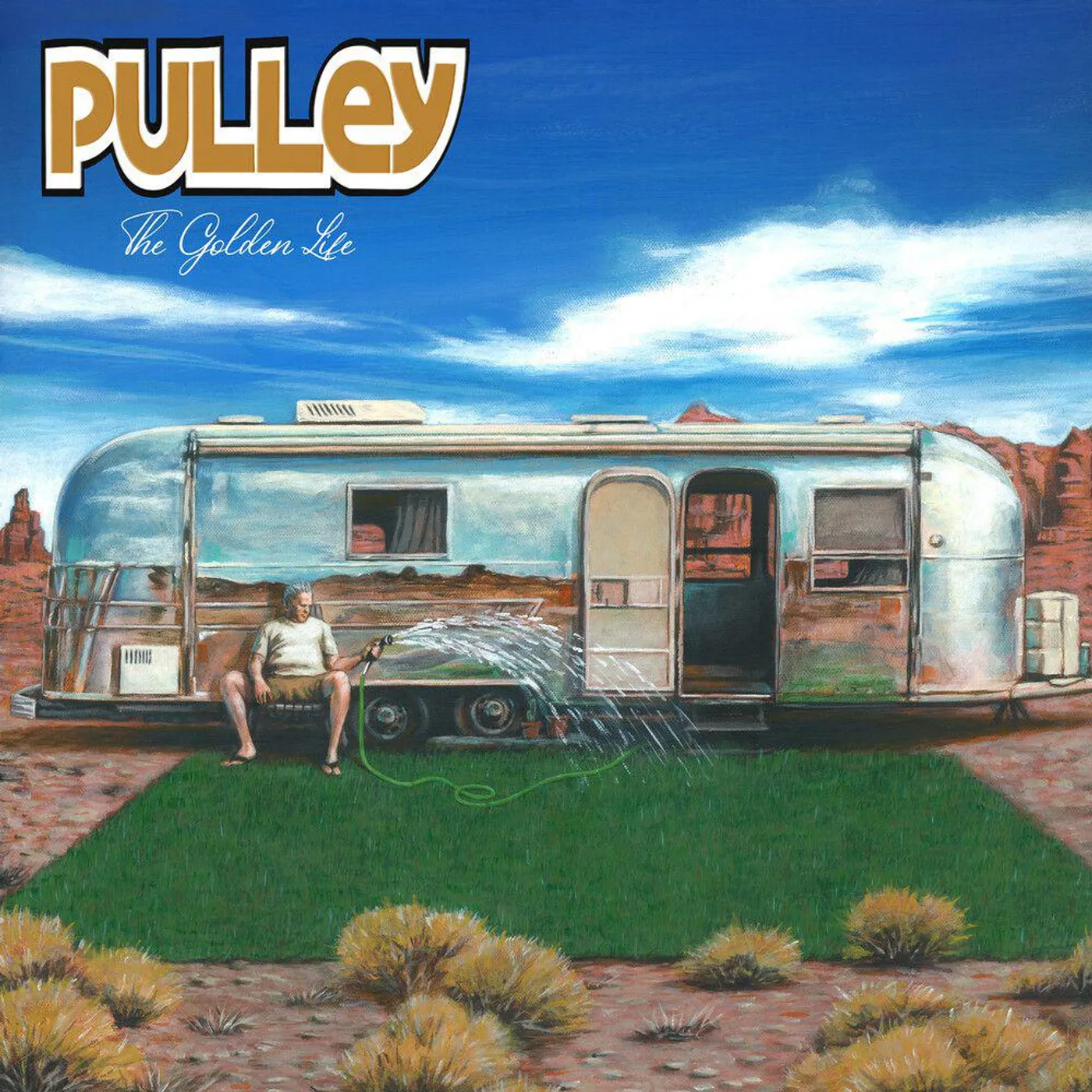 Pulley GOLDEN LIFE (OCEAN BLUE VINYL) Vinyl Record