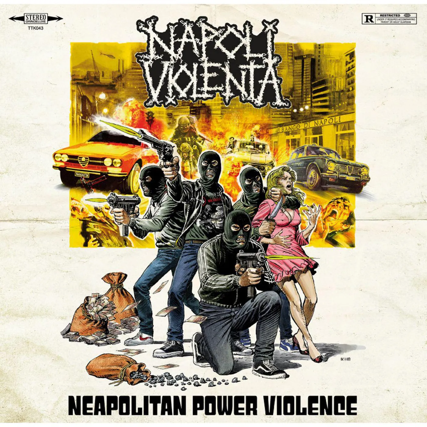 Napoli Violenta NEAPOLITAN POWER VIOLENCE (Yellow) Vinyl Record