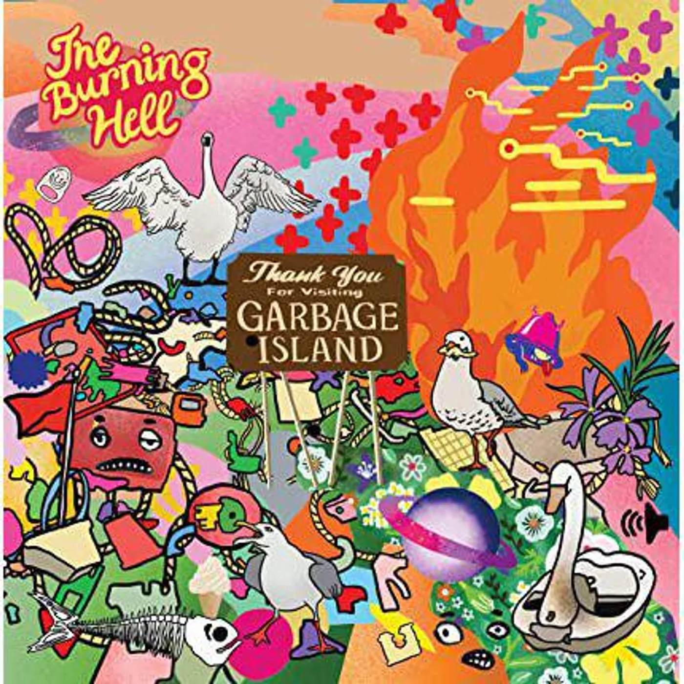 The Burning Hell Garbage Island (Random Color Eco-Mix vinyl) vinyl record