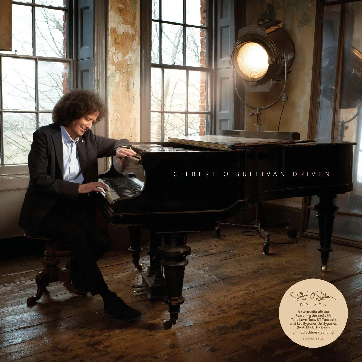 Gilbert O'Sullivan Driven (Limited/Clear) Vinyl Record